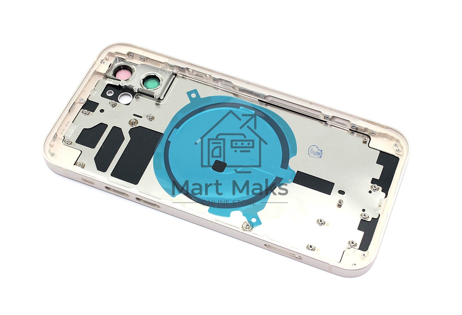 Задняя крышка (корпус) в сборе с рамкой для Apple iPhone 12 белый