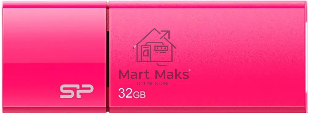 Флешка USB R/W 32GB Silicon Power Ultima U05, USB 2.0, Розовый