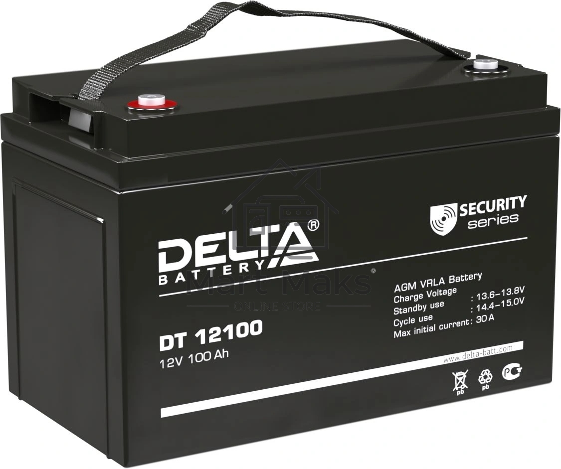 Батарея Delta DT 12100 (12V, 100Ah)