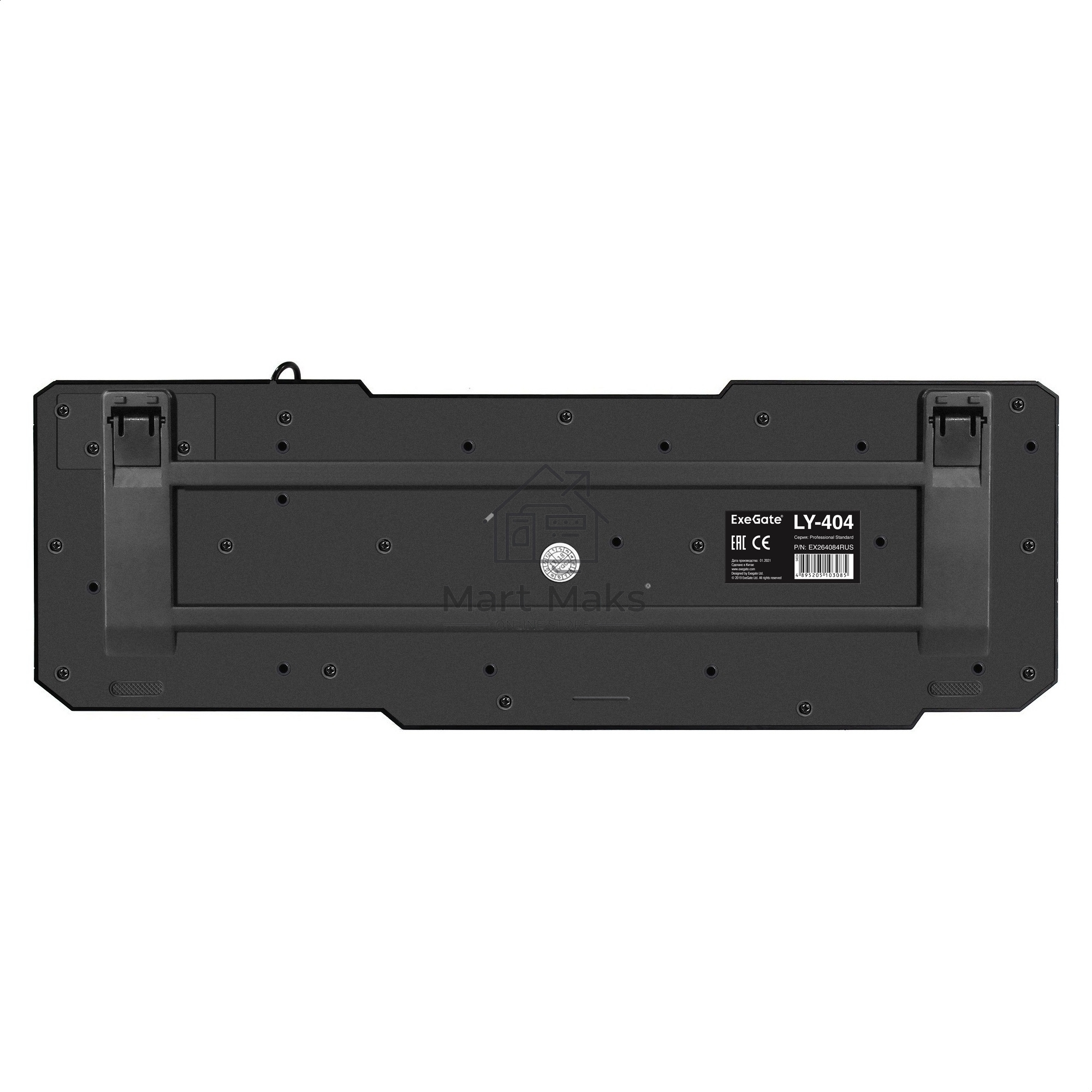 Клавиатура ExeGate LY-404 (EX264084RUS) проводная, USB, черный