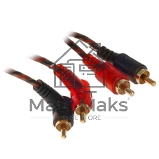 Кабель Ural КМ 2RCA МТ5М 5м межблочный 2RCA-2RCA омедненный алюминий