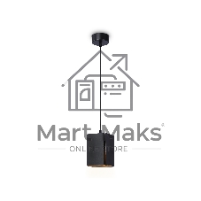 Светильник подвесной TN5125 BK черный E27 max 40W 80*80*1150