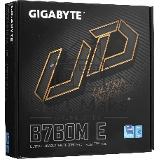 Материнская плата Gigabyte B760M E, LGA 1700, Intel B760, 2xDDR5, 4xSATA, 2xM.2, 1xPCIe 4.0 x16, 1xPCIe x1, 1xVGA, 1xHDMI, 1xDP, 1x1Gb LAN, 4xUSB-A 5Gbps, 2xUSB-A 2.0, 3x3.5 мм, 7.1, mATX
