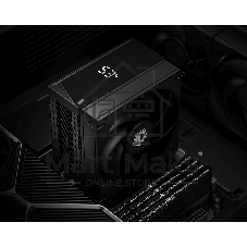 Кулер для процессора ID-COOLING FROZN A410 TD LGA1851/1700/1200/115X/AM5/AM4 (10шт/кор, TDP 220W, PWM, 4 тепл.трубки прямого контакта, FAN 120мм, черный) RET