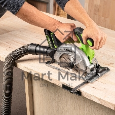 Циркулярная пила аккумуляторная GreenWorks GD24CS165, 24V, бесщеточная, 57 мм, без АКБ и ЗУ (1501607)