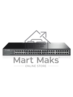 Коммутатор TP-Link SMB TL-SF1048 48-port 10/100M Switch, 48 10/100M RJ45 ports, 1U 19-inch rack-mountable steel case