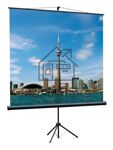 Экран на треноге Lumien 160x160см Eco View LEV-100105 1:1 напольный рулонный