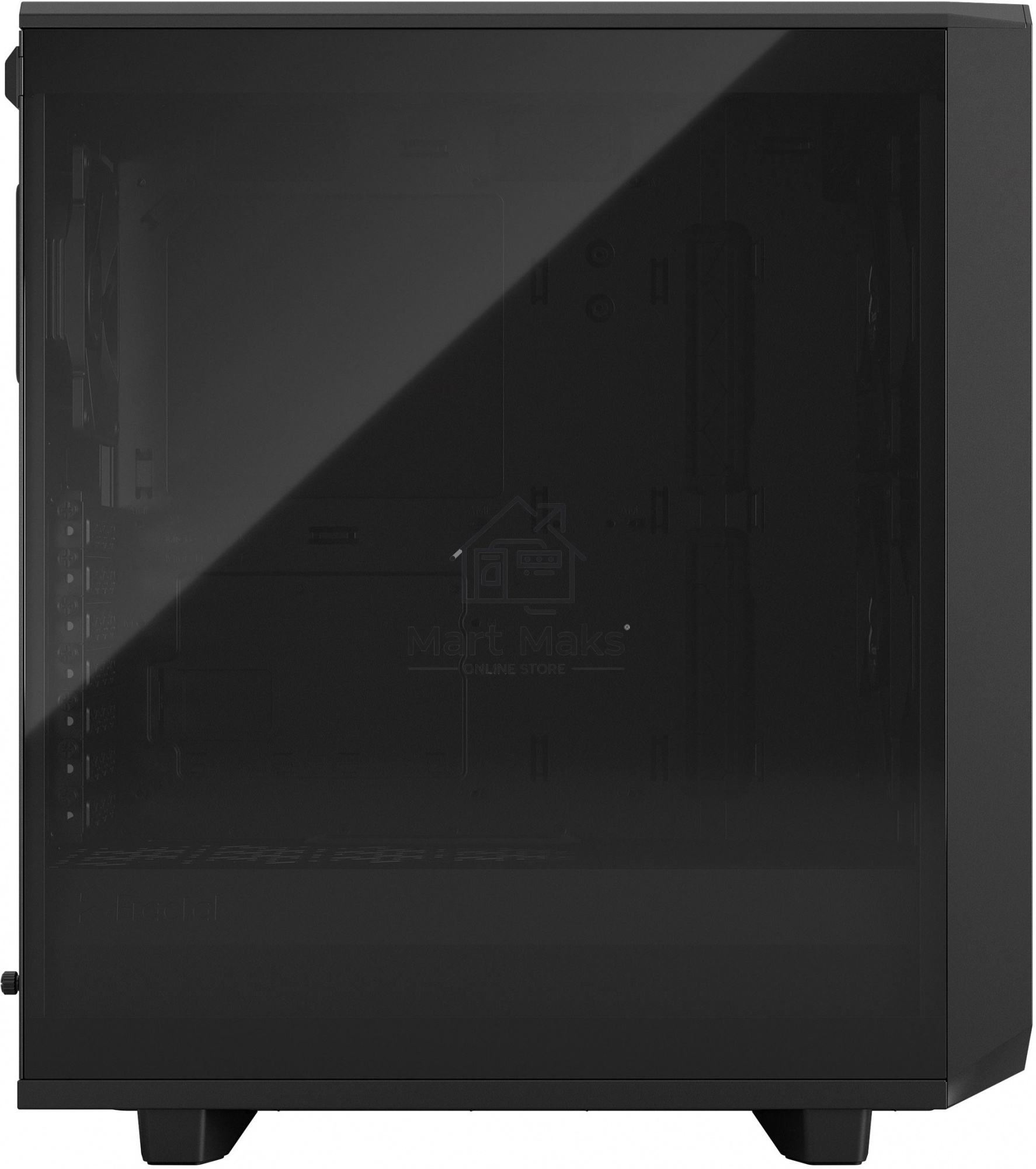 Корпус Fractal Design MESHIFY 2 COMPACT BLACK - TG / ATX, TG / 2x140mm & 1x120mm fans inc. / FD-C-MES2C-03