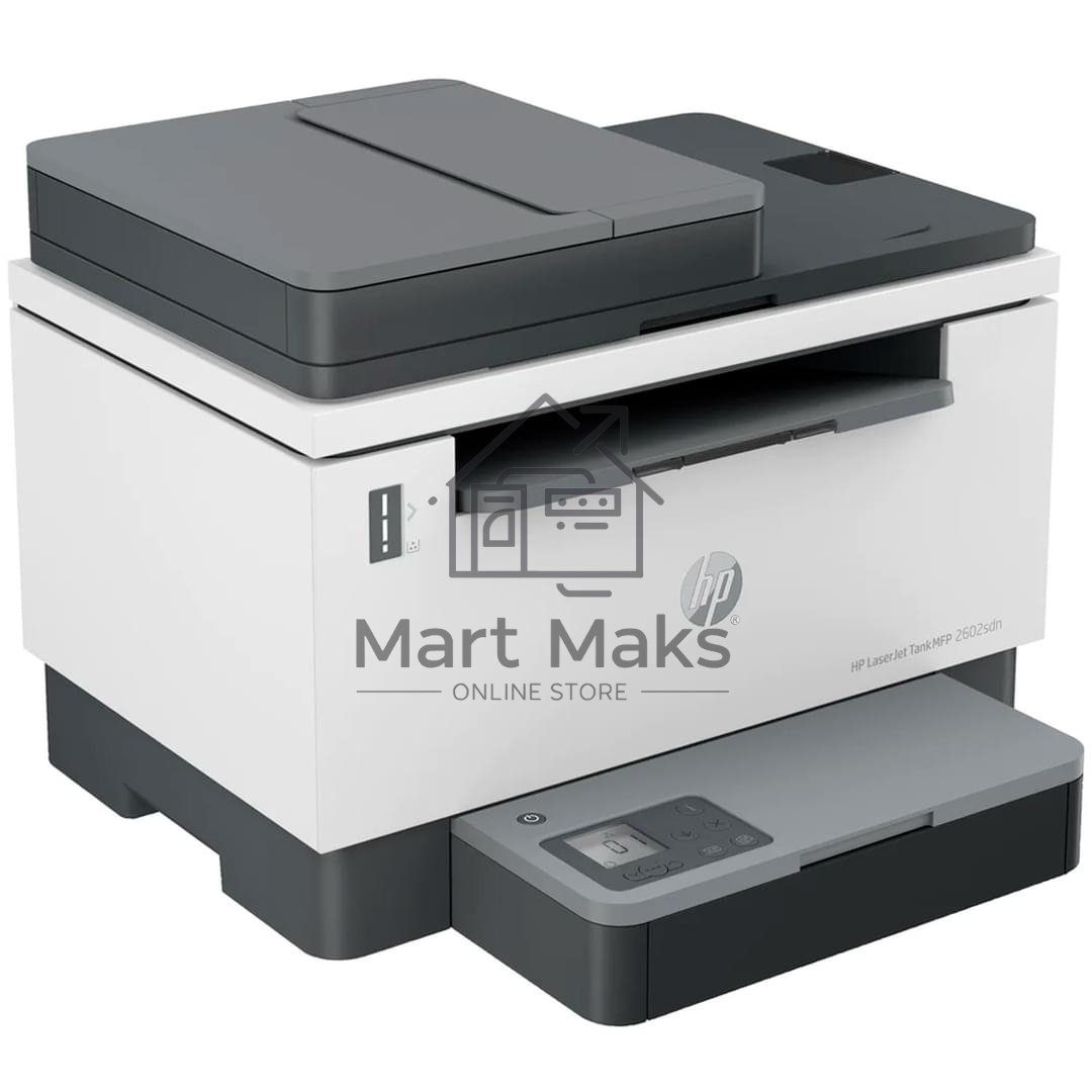 МФУ лазерный HP LaserJet Tank MFP 2602sdn (2R7F6A), A4, ч/б, печ. до 22 стр/мин., 600 x 600 dpi, Ethernet (RJ-45), USB 2.0