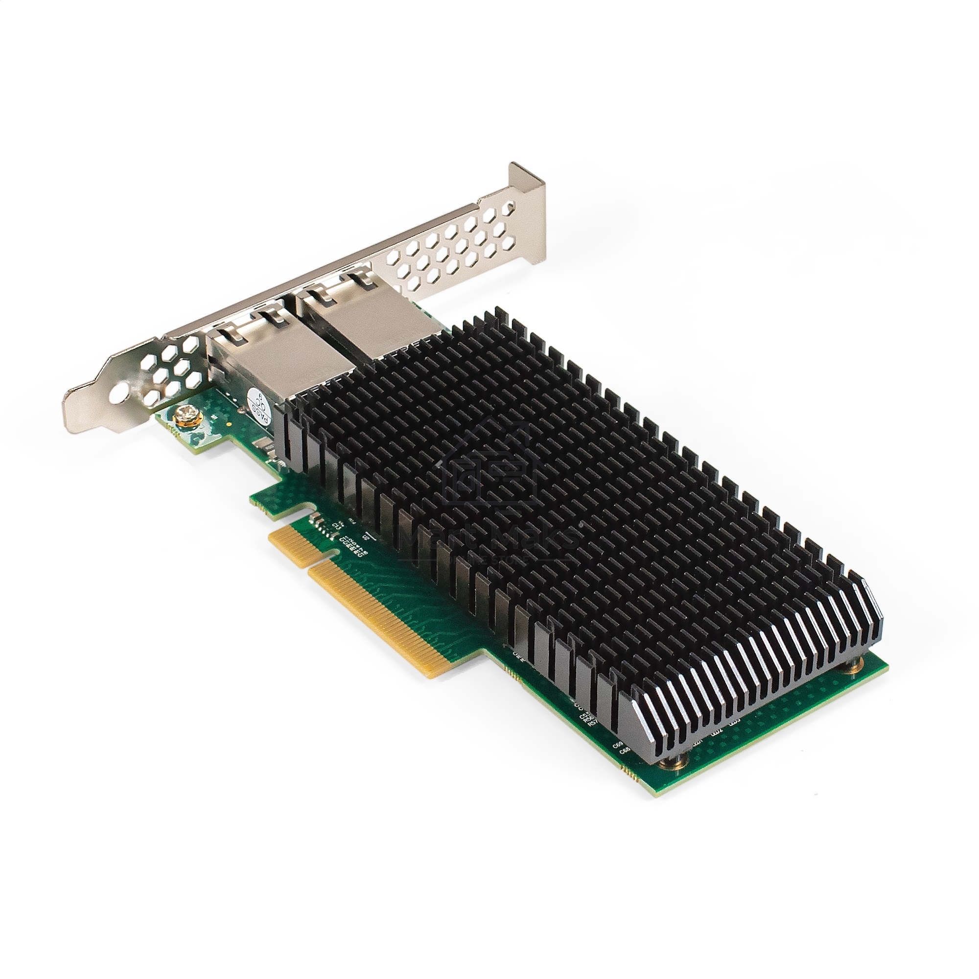 Сетевой адаптер ExeGate EXE-X540-T2 (PCI-E x8 v3.0, порты 2xRJ45 (медные), 10Gb/s (10/5/2.5/1Gb/s, 100Mb/s), Server NIC Intel Chipset X540-AT2)