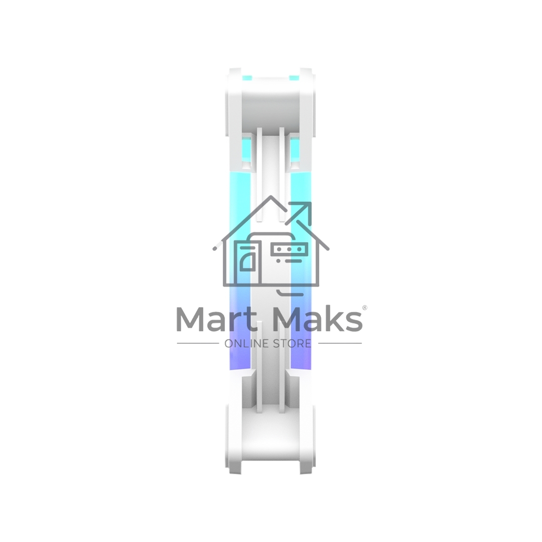 Вентилятор для корпуса PCCooler F3 T120 ARGB белый, 120 мм, 1800 об/мин, 21.6 дБ, 4 pin