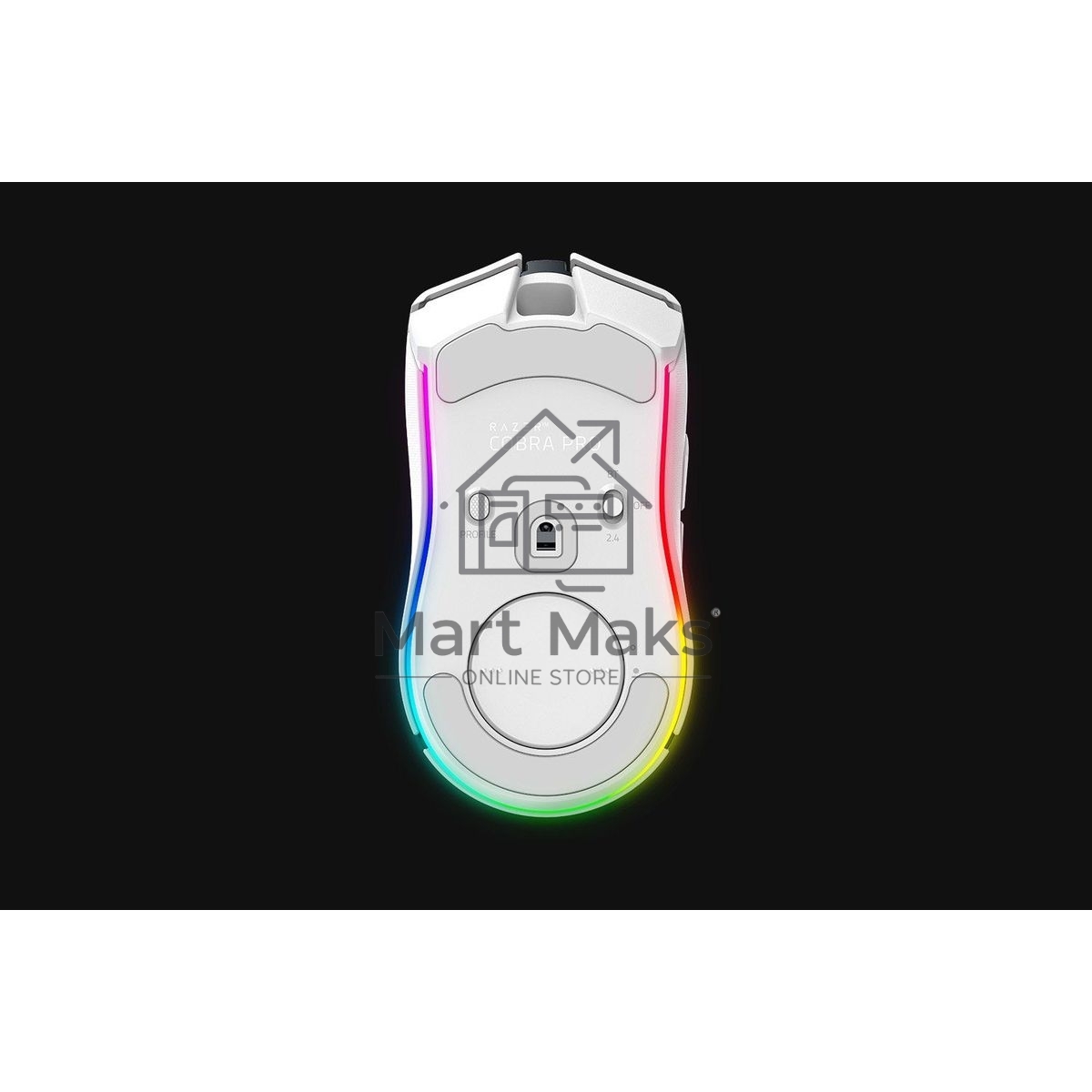 Мышь беспроводная/проводная Razer Cobra Pro белый, 30000 dpi, радиоканал, Bluetooth, USB, кнопки - 8