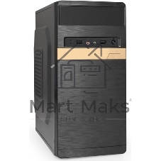 Компьютерный корпус Minitower ExeGate BAA-303MU-UNS500 (mATX, БП UNS500 с вент. 12см, 2*USB+1*USB 3.0, HD Audio, черный)