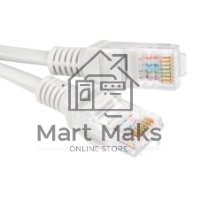 Патч-корд CCA light UTP Гарнизон PC-UTP-5e-0.5-G cat.5e, 0.5м, литой, многожильный серый