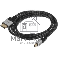 Кабель-переходник Mini DisplayPort M -> Display Port M 1.4V 1,8 м VCOM CG685-1.8M
