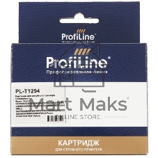 Картридж струйный ProfiLine PL-T1294 для принтеров Epson Stylus SX230/SX235/SX420/SX425/SX430/SX435/SX438/SX440/SX445/SX525/SX535/SX620/Stylus Office B42/BX305/BX320/BX525/BX535/BX625/BX630/BX635/BX925/BX935/WorkForce 7015/7515/7525 с чернилами Yellow