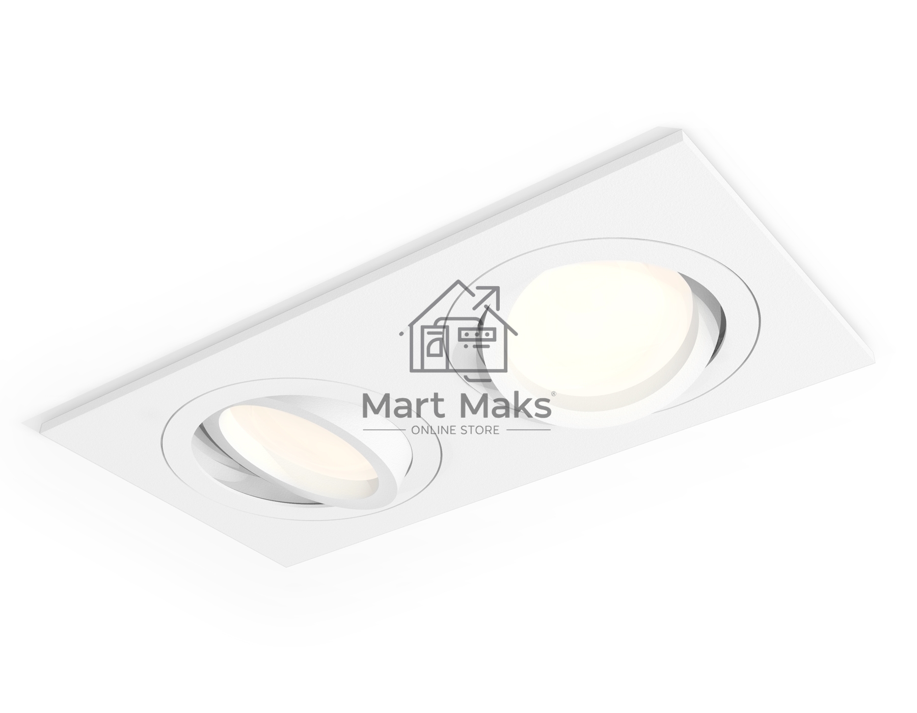 Комплект встраиваемого поворотного светильника Ambrella light XC7635080 SWH белый песок MR16 GU5.3 (C7635, N7001)