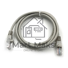 Патч-корд Buro cat.5e 1.5м серый RJ-45 (m)-RJ-45 (m)
