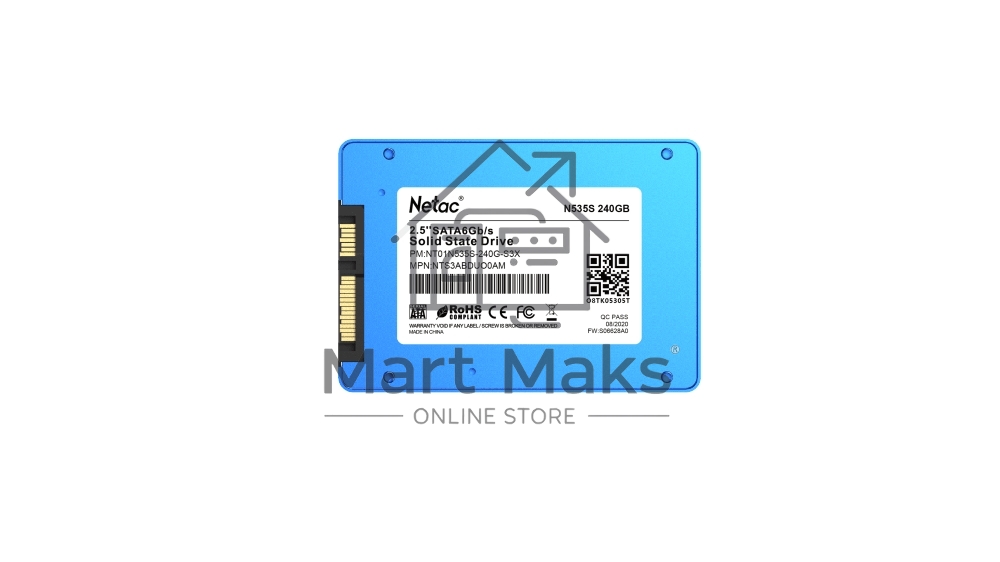 Накопитель SSD Netac N535S, 240GB, 2.5