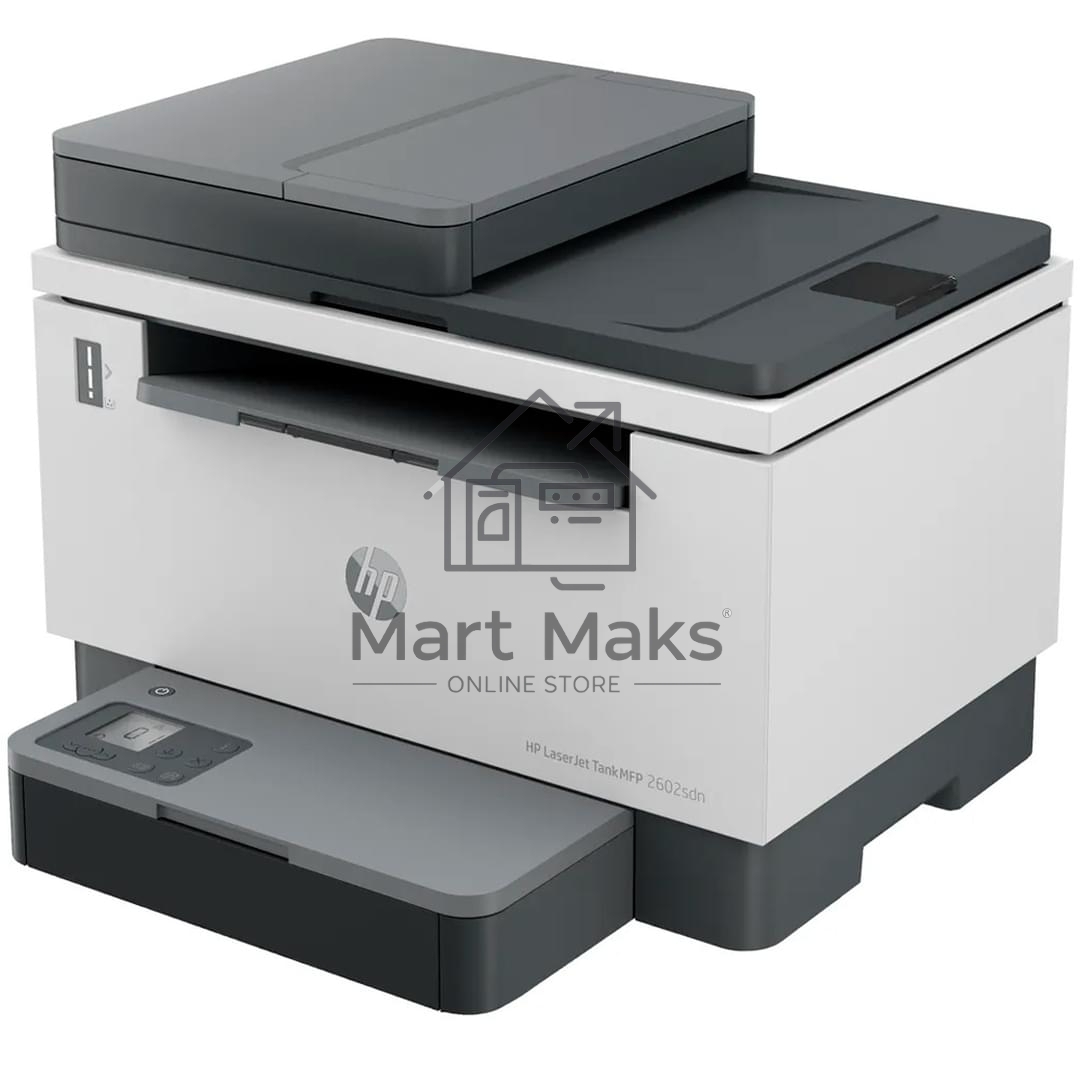 МФУ лазерный HP LaserJet Tank MFP 2602sdn (2R7F6A), A4, ч/б, печ. до 22 стр/мин., 600 x 600 dpi, Ethernet (RJ-45), USB 2.0
