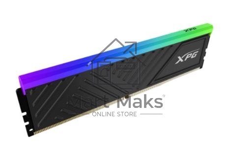 Оперативная память XPG Spectrix D35G RGB, DDR4, 32GB (1x32GB), 3600MHz, CL18, UDIMM, с радиатором, RGB, черный