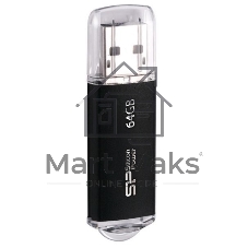 Флешка USB Silicon Power R/W USB 64Gb Ultima II SP064Gb,UF2M01V1K USB 2.0, черный
