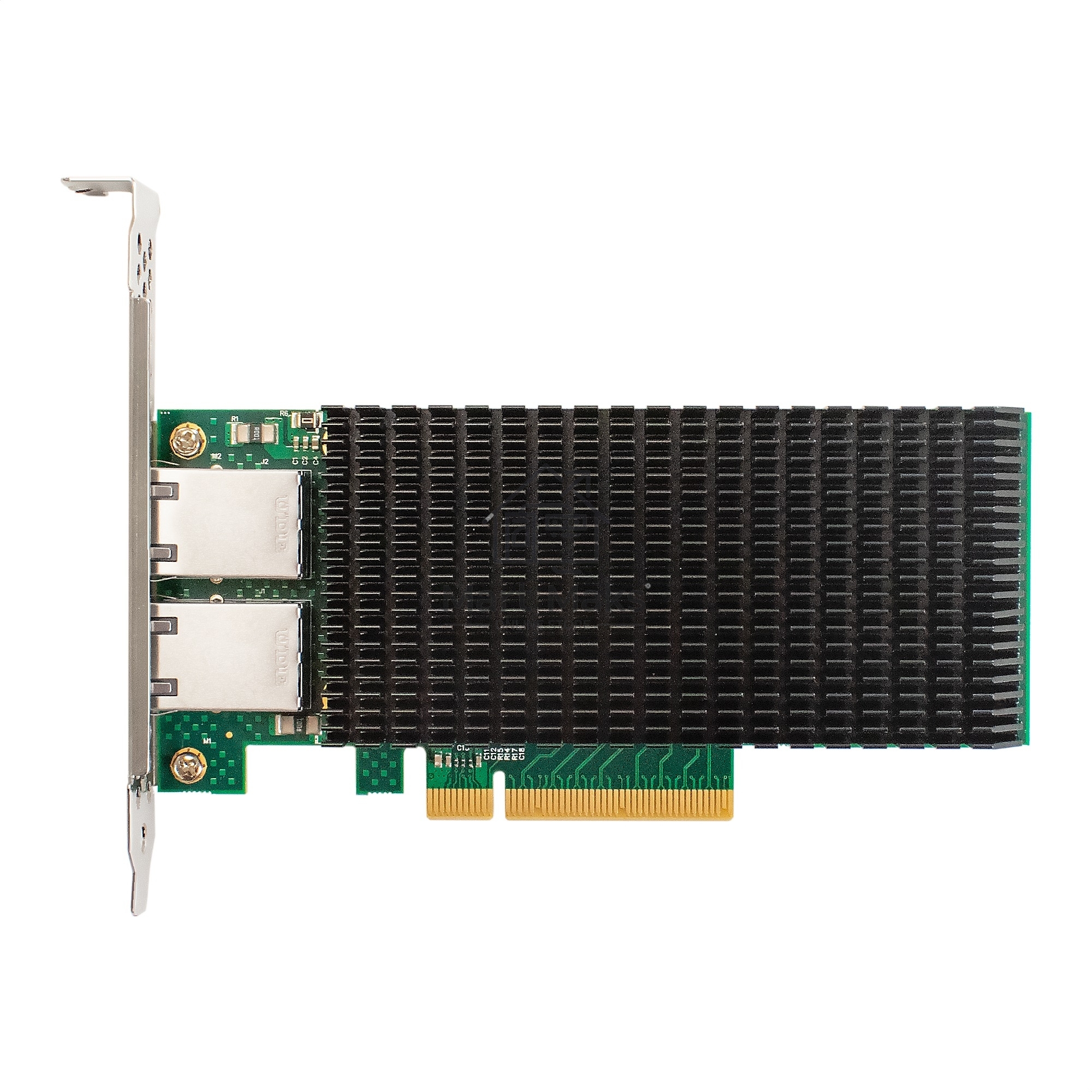 Сетевой адаптер ExeGate EXE-X540-T2 (PCI-E x8 v3.0, порты 2xRJ45 (медные), 10Gb/s (10/5/2.5/1Gb/s, 100Mb/s), Server NIC Intel Chipset X540-AT2)