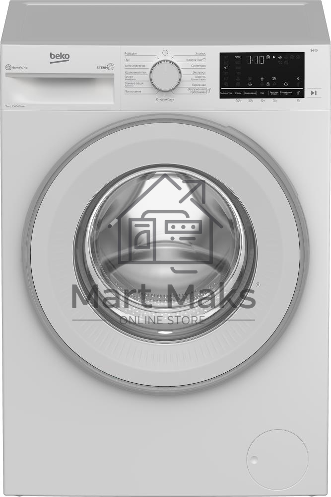 Стиральная машина Beko B3WFR572WW белый, загрузка фронтальная 7 кг, 1200 об/мин., класс: А