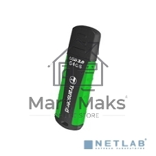 Флешка USB Transcend JetFlash 810 (TS64GJF810), 64Gb, USB 3.0, R/W 100/40, черный/зеленый