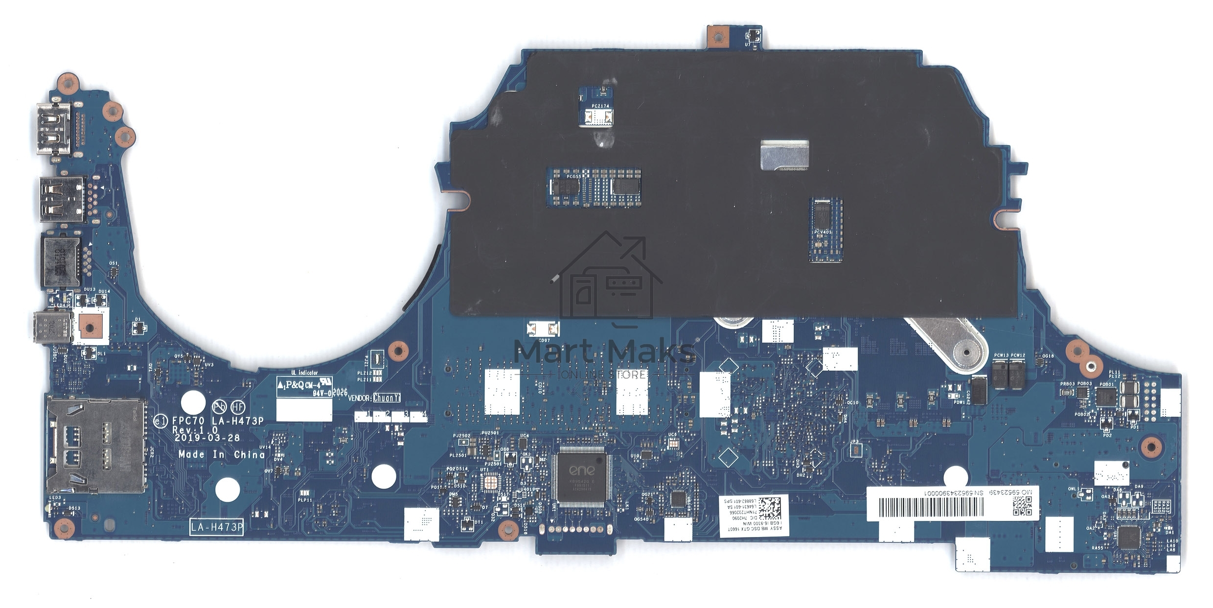 Материнская плата LA-H473P FPC70 17-CD i5-9300 Nvidia RTX 2060