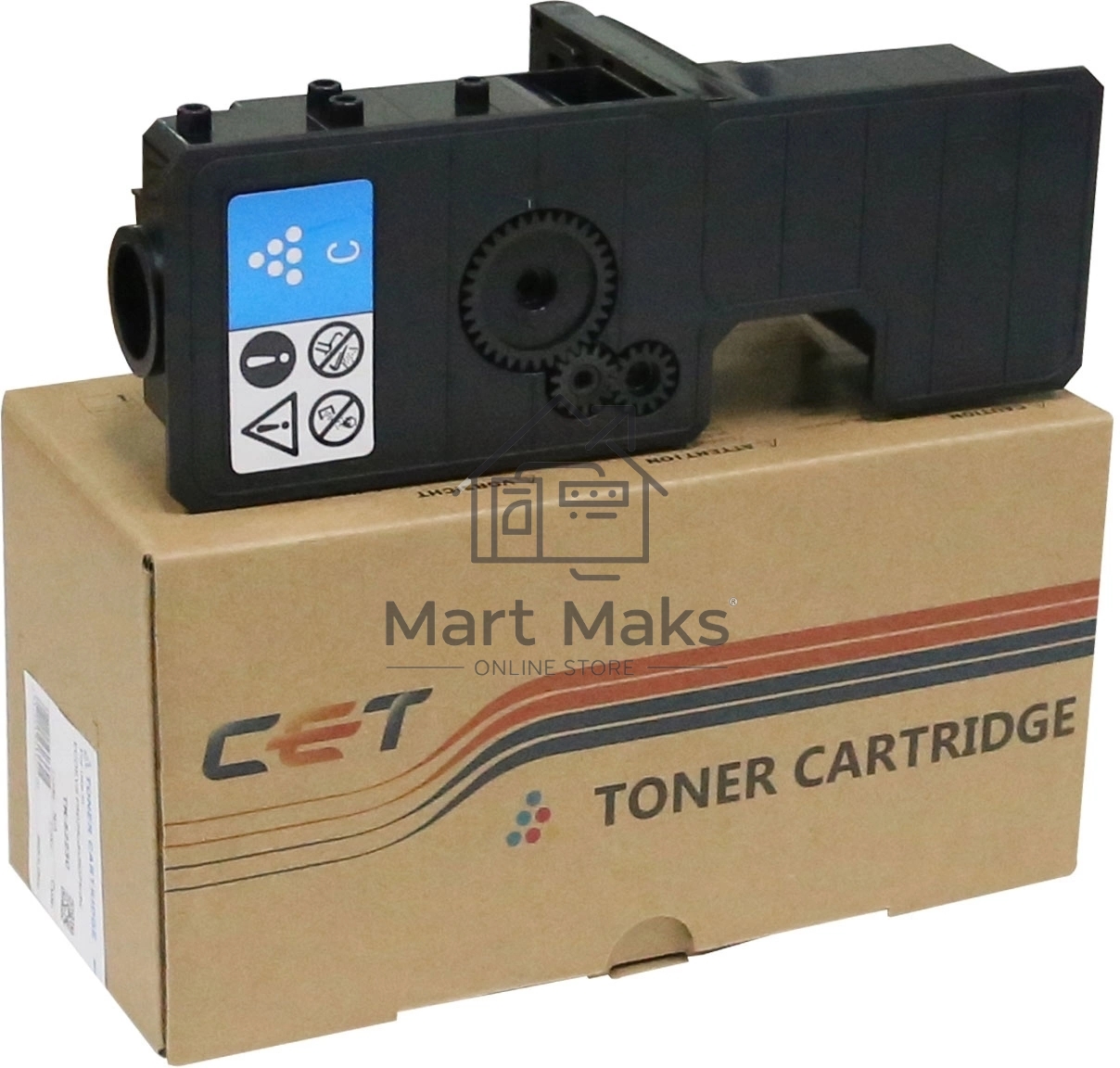 Картридж лазерный CET (PK208) TK-5230C CET8995C Голубой (33 г. 2200 стр.) для KYOCERA ECOSYS P5021cdn/M5521cdn