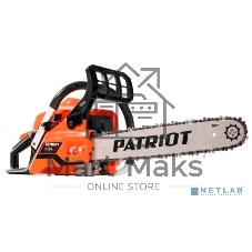 Бензопила PATRIOT PT3816 Emperial [220105515] раб. объем 38сс, 2,0 л.с, шина 16