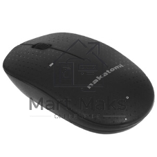 Мышь беспроводная Nakatomi MRON-02U черный, 1200 dpi, радиоканал, USB, кнопки - 3