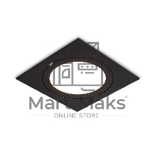 Светильник Ambrella light TN6609 BK черный IP44 GX53 max 15W 110*110*23