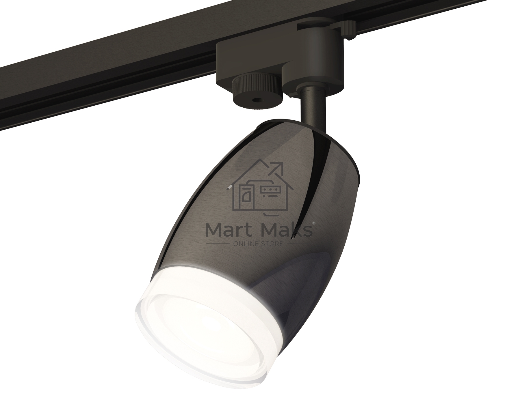 Светильник Ambrella light XT1123012 DCH/SBK/FR черный хром/черный песок/белый матовый MR16 GU5.3 (A2521, C1123, N7160)