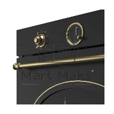Духовой шкаф Kuppersberg SR 610 ANT Bronze 60 см, объем 80 л, 10 режимов, механический таймер