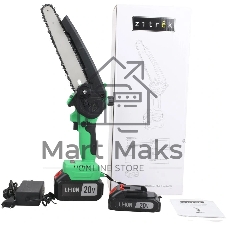 Пила цепная аккумуляторная бесщеточная Zitrek GreenSaw 20V [082-1858] 20В, 4,0А·ч Li-ion аккум. 1шт, ЗУ