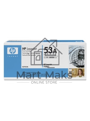 Картридж лазерный HP Q7553A черный для LaserJet P2015 3000 стр.