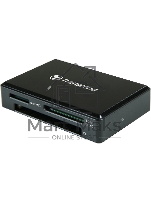 Кард-ридер Transcend черный, All-in-One cardreader, USB 3.1 Gen 1