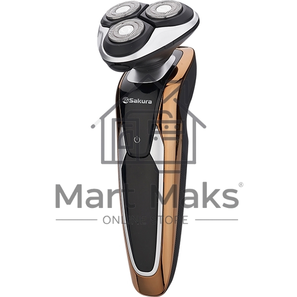 Электробритва Sakura SA-5419BG 3гол триммер влаж.бритье