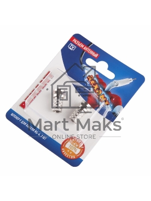 Разъем антенный на кабель, штекер F для кабеля RG-6, (2шт.) Rexant