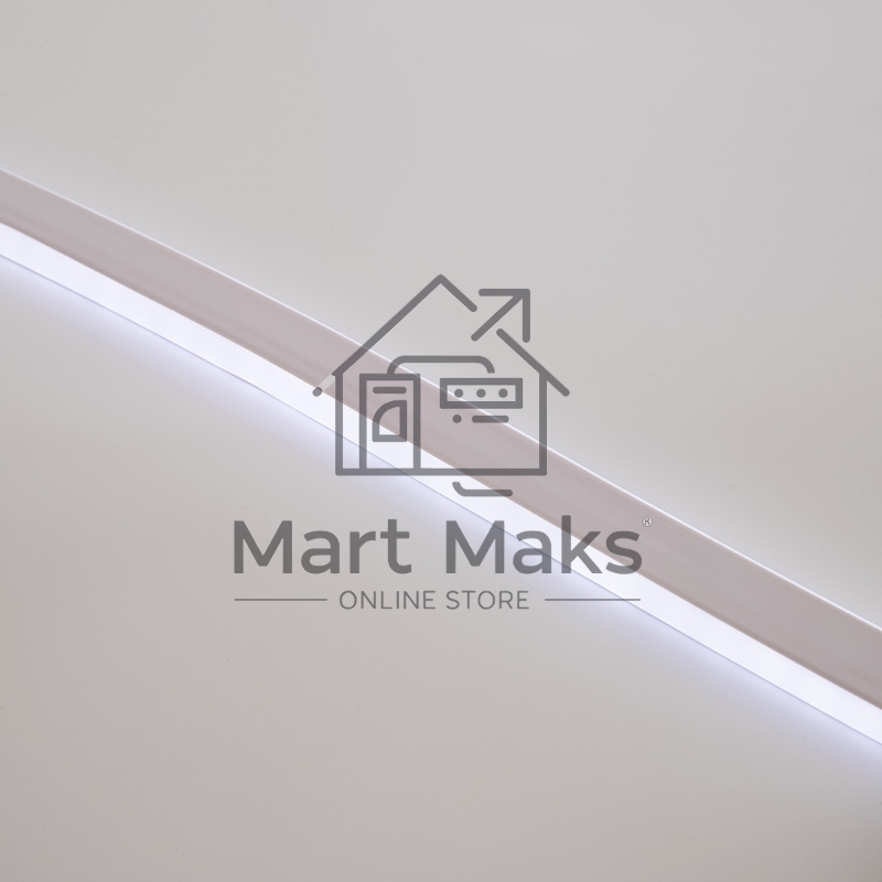 Гибкий неон LED SMD 8х16 мм, двухсторонний, белый, 120 LED/м, бухта 100 м