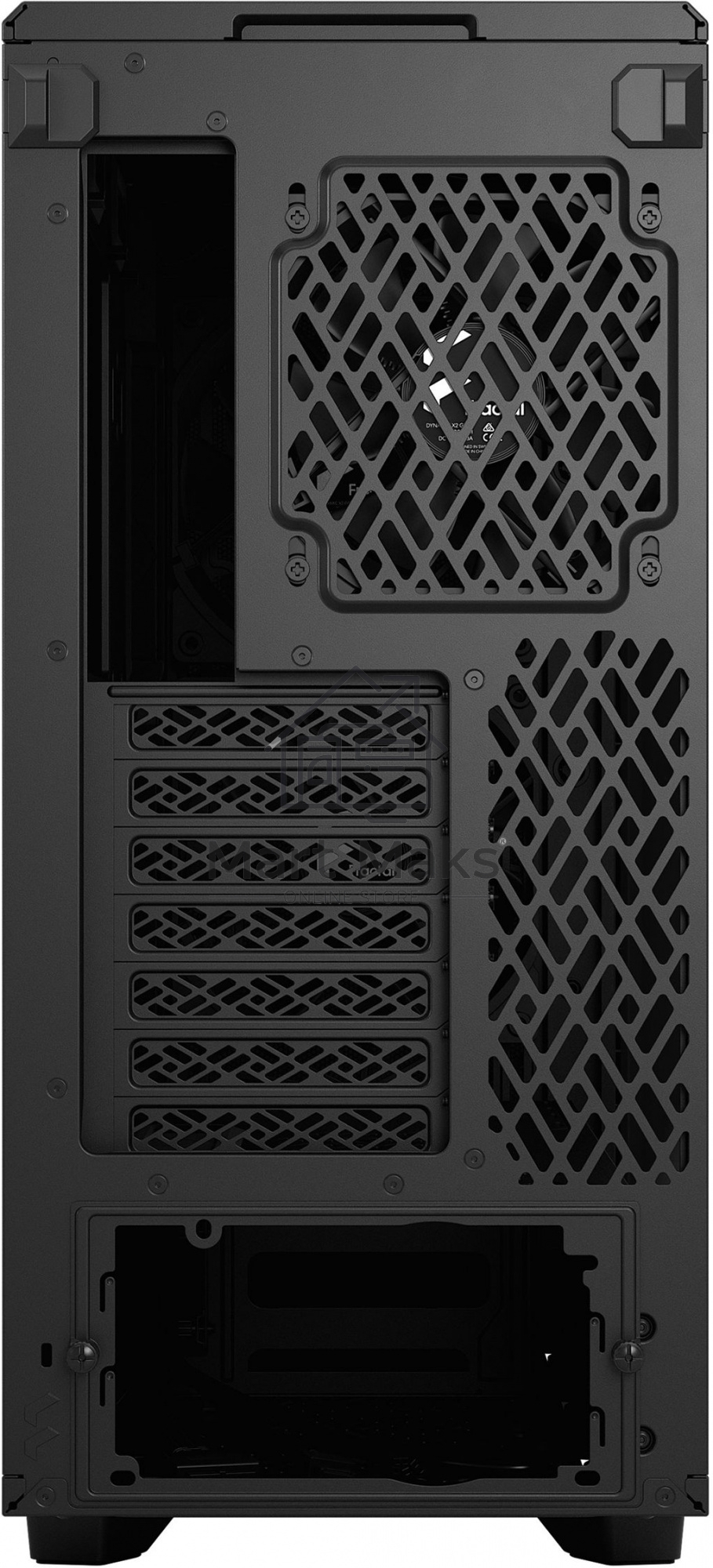 Корпус Fractal Design MESHIFY 2 COMPACT BLACK - TG / ATX, TG / 2x140mm & 1x120mm fans inc. / FD-C-MES2C-03