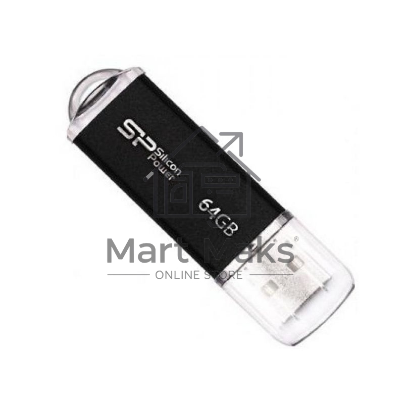 Флешка USB R/W Silicon Power R/W USB Drive 64Gb Ultima II SP064GBUF2M01V1K USB2.0, Black
