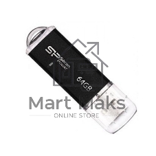 Флешка USB Silicon Power R/W USB 64Gb Ultima II SP064Gb,UF2M01V1K USB 2.0, черный
