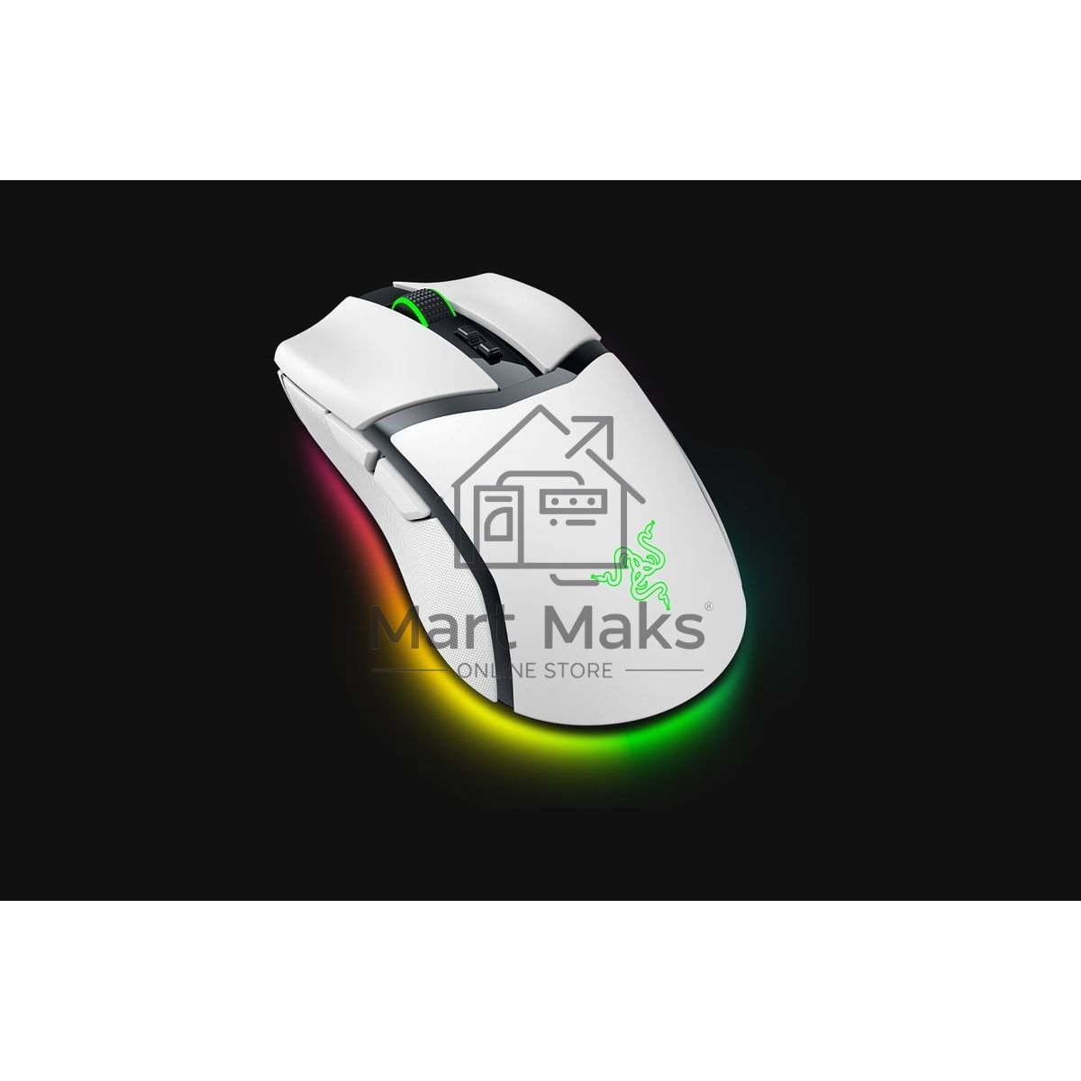 Мышь беспроводная/проводная Razer Cobra Pro белый, 30000 dpi, радиоканал, Bluetooth, USB, кнопки - 8