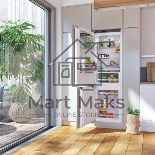 Встраиваемый холодильник Gorenje NRKI4182A1 белый двухкамерный 180/68л морозилка снизу, No Frost