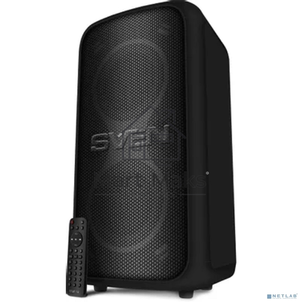 Колонка портативная Sven АС PS-1000 черный 160W 1.0 BT/3.5Jack 8000mAh (SV-022686)