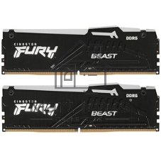 Оперативная память Kingston Fury Beast, DDR5, 32Gb (2x16 Gb), 6800 MHz, CL34, радиатор, черный