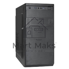 Компьютерный корпус Minitower ExeGate BAA-308MU2-AAA350 (mATX, БП AAA350 с вент. 8см, 1хUSB+2хUSB 3.0, HD Audio, черный)
